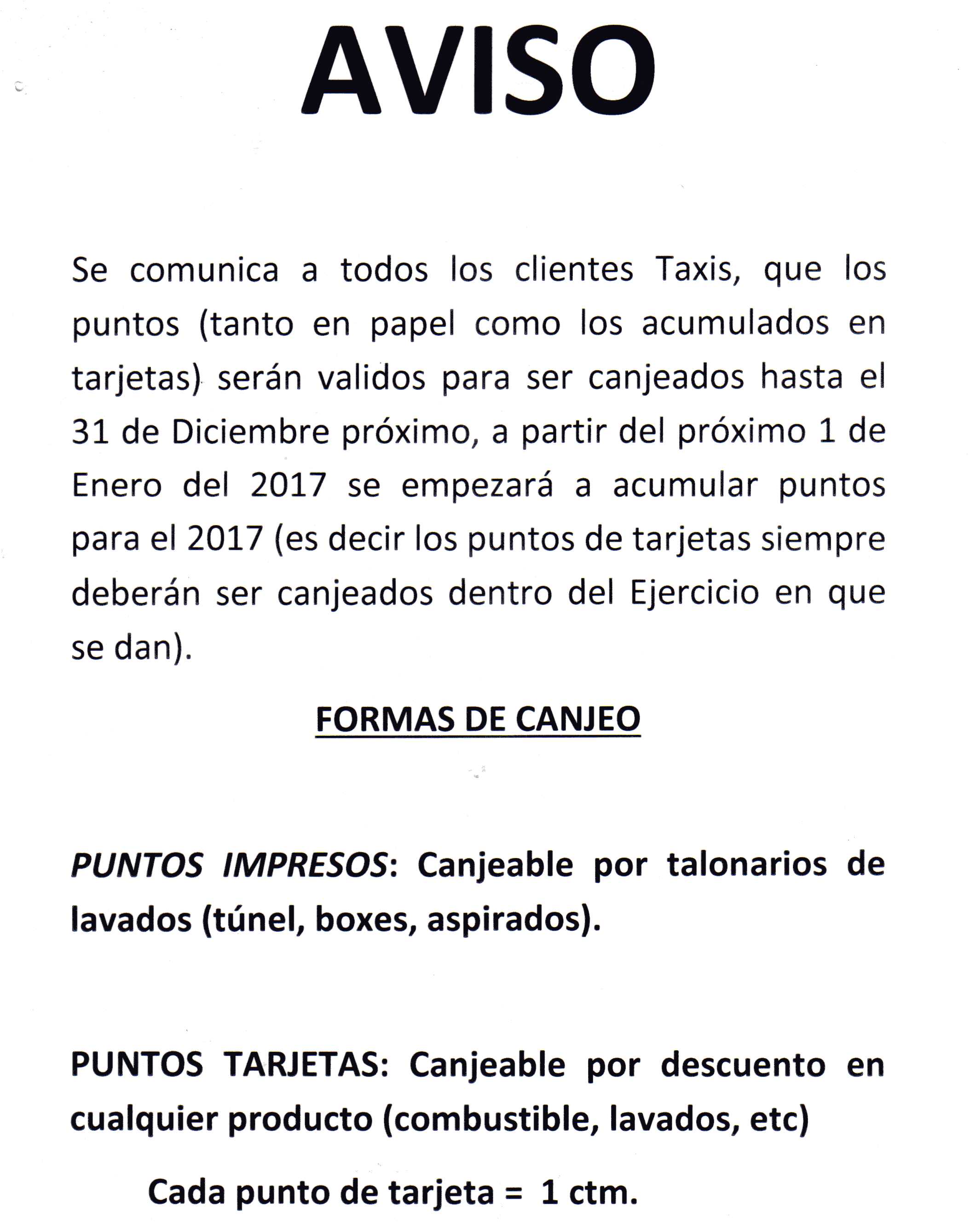 CADUCIDAD PUNTOS